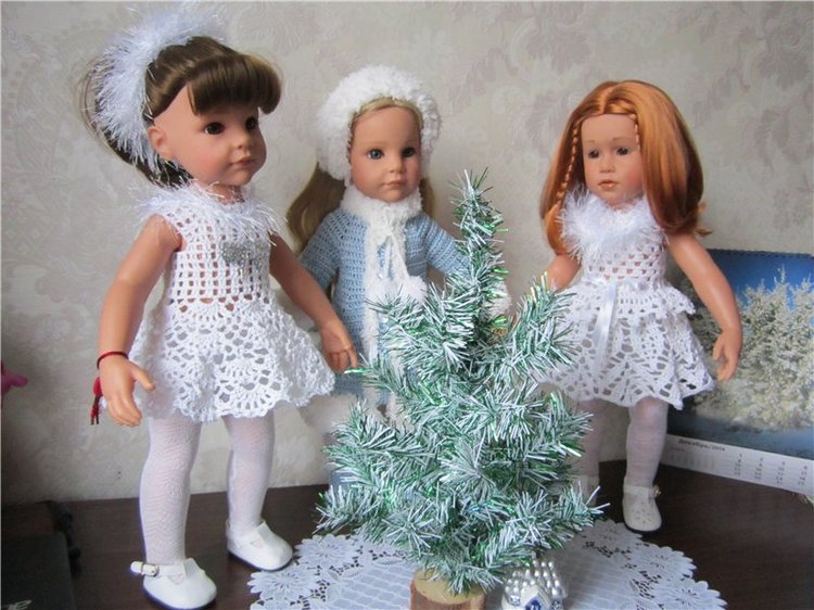 Обновки под ёлочку — Одежда и обувь для кукол своими руками: фото