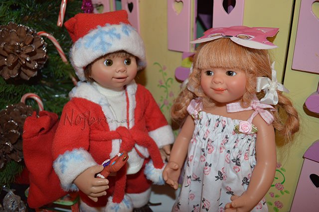 А к вам приходил Дед Мороз? Вихтели Rosemarie Anna Muller