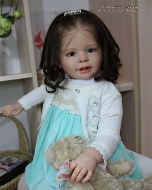 Миланочка!Кукла реборн Анастасии Гангало (фото 5)