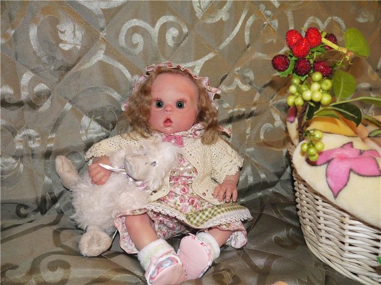 И последняя эльфиечка Марточка из молдика Офелия, кукла реборн Натальи Фединой, Baby-Zest