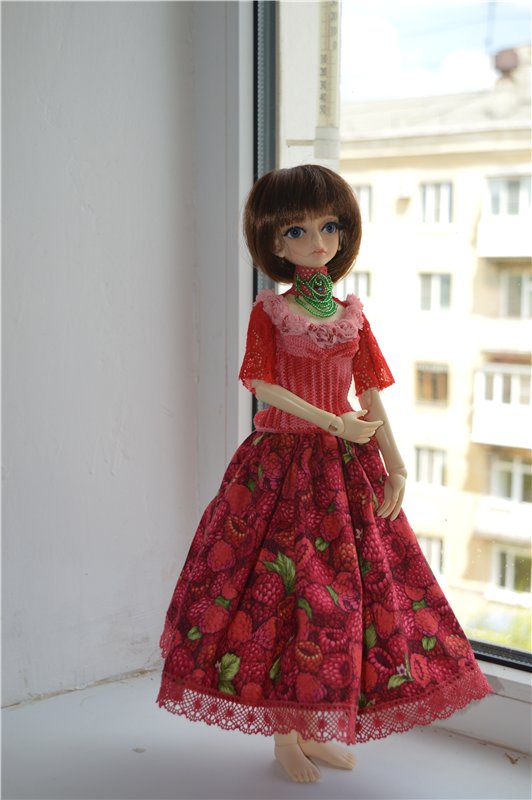 Аутфит Малина — Одежда и обувь для кукол своими руками: фото (фото 6)