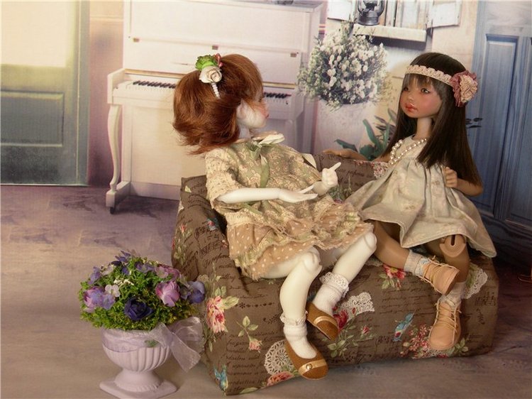 Лето в Провансе или мои любимые девочки от Dust of Dolls
