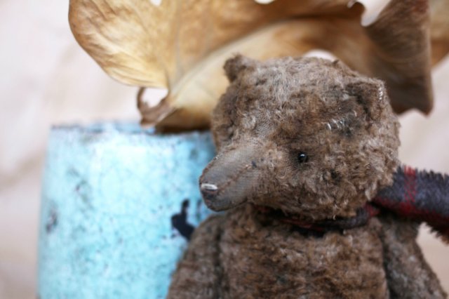 Старенький мишка Анис. Авторская игрушка Татьяны Матляк (фото 8)