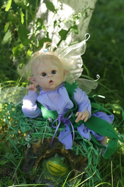 Офелька-стрекоза, куклёныш реборн Элины Кудрявцевой