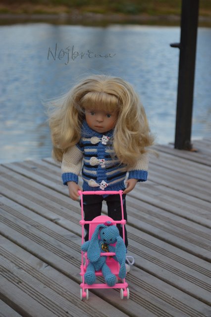 Прогулка с Жозефиной. Кукла minouche от Kathe Kruse