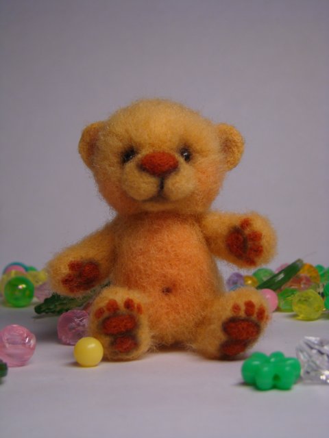 Маленький осенний "антидипрессант". Игрушки валянием из шерсти (фото 2)