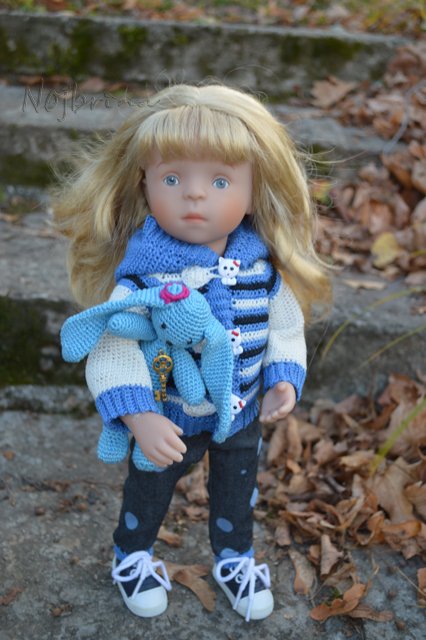 Прогулка с Жозефиной. Кукла minouche от Kathe Kruse (фото 8)