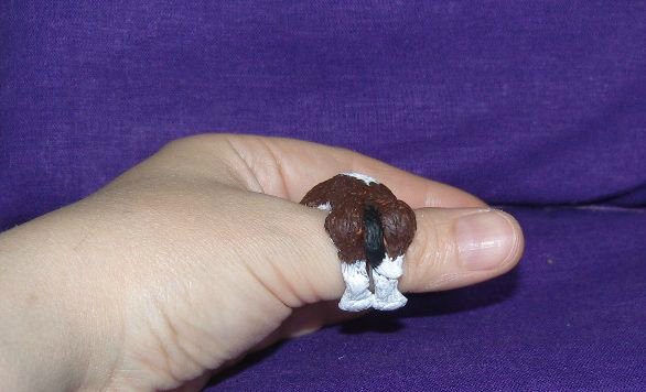 Колечко в виде щенка сделанное по мотивам работ Дзиро Миура, Jiro Miura (фото 8)