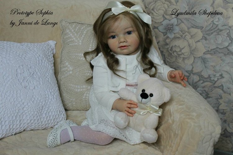Прототип Sophia by Jannie de Lange. Кукла реборн Шепелевой Людмилы (фото 3)