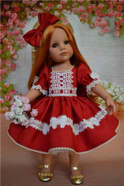 Красное платье для Ханночки | Бэйбики Красное платье для Ханночки (фото 2)