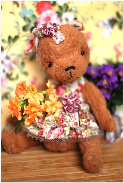 Чудо-девочка-медведь — Домашние фото авторских игрушек: Тедди (фото 5)