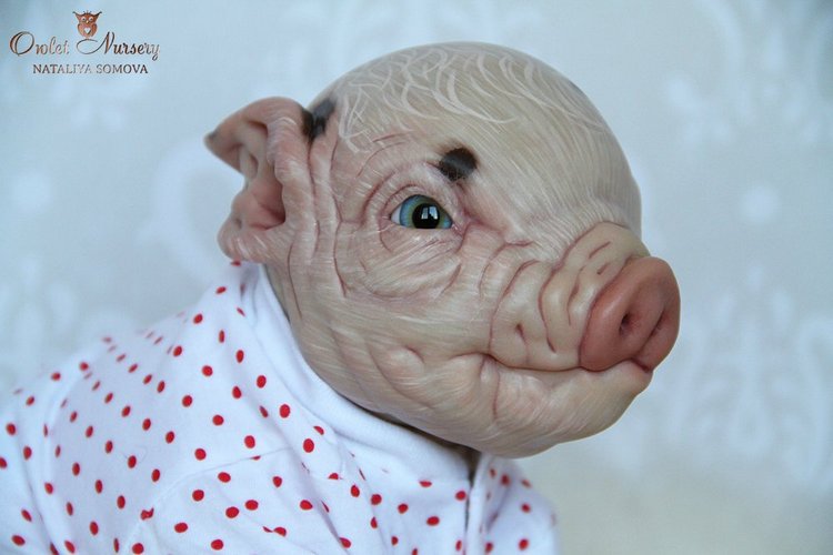 Свинка Пеппа и её младший братик Джордж. Поросята реборн Наталии Сомовой