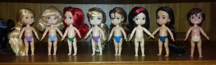 Образы основных принцесс Диснея. Мои мини-принцесски. 3 часть (фото 4)