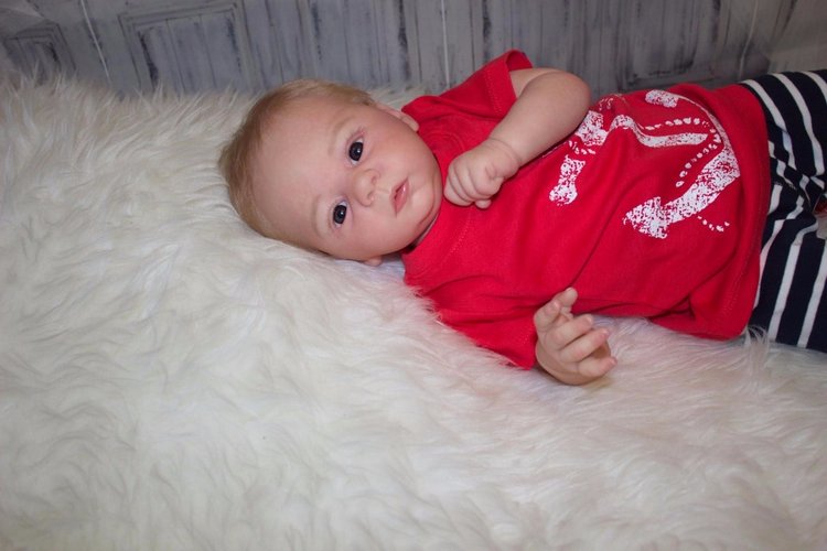 Малыш из молда Харлоу — Куклы Реборн (Reborn): работы мастеров (фото 9)