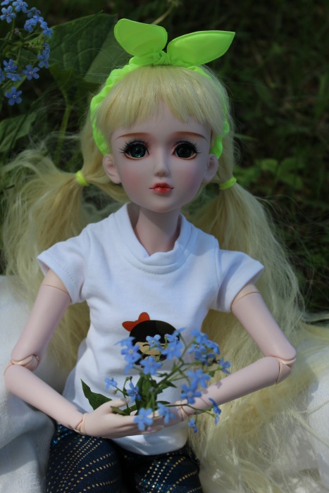 Анжелика на пороге лета - кукла Звезда подиума ООАК 5-ый молд 60 см (фото 3)