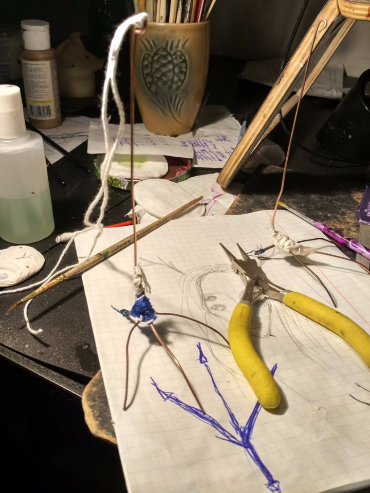 Кукла Птичий шаман — Авторские куклы из шерсти (валяние): сухое