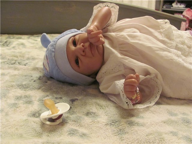 Моя принцесска Евангелинка - нам 1 месяц. Кукла реборн:) (фото 5)
