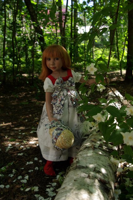 Лесная фея. Коллекционная кукла Мариелену от Zwergnase