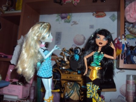 Monster High: В честь приезда Маргоши(Cleo de Nile) и Мальвины(Ghoulia Yelps) (фото 2)