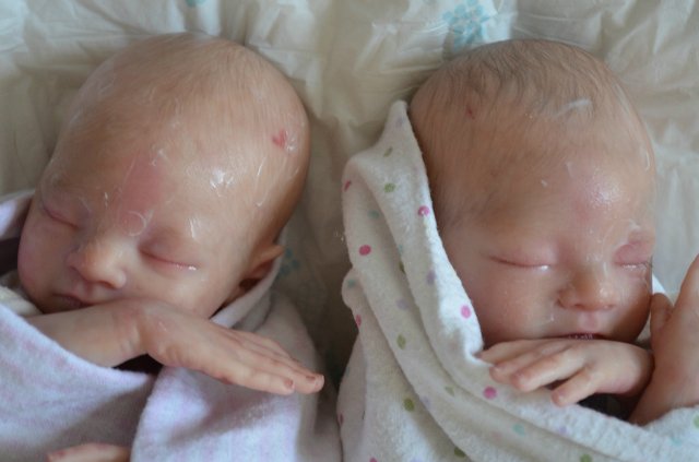 Двойняшки! Ангелочки реборн Маши Силуковой (фото 9)