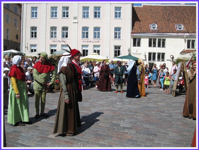 Средневековый Таллинн-город живой истории