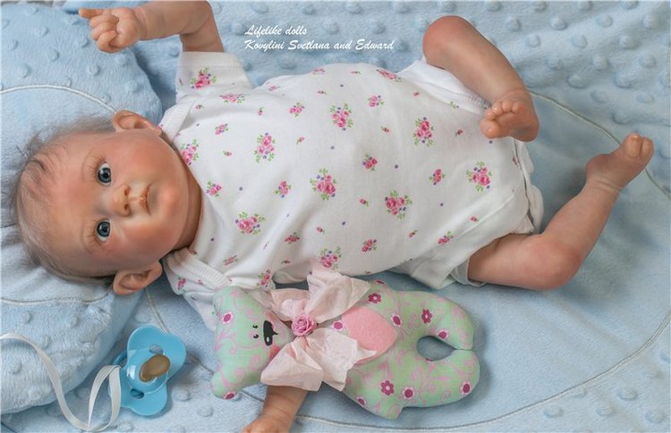 Маргаритка, кукла-реборн Ковылиных Светланы и Эдуарда (фото 4)