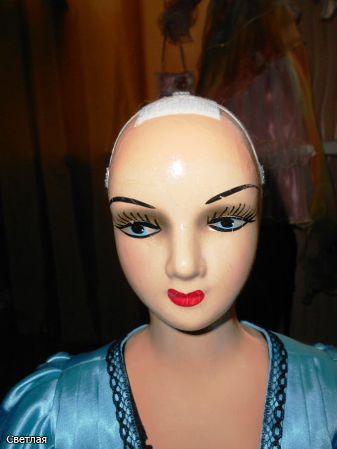 Реставрация Будуарной антикварной куклы. Часть третья. Финал. Бонус: МК шляпка и веер