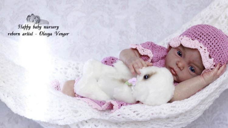 Моя милая златовласка Ева. Кукла реборн Олеси Венгер