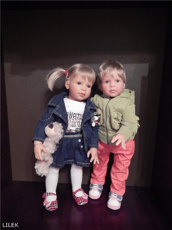 Большие девочки Lee Middleton (Ли Миддлтон). Александра и Александр или Саша и Даша (фото 6)