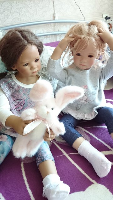 Девочки - грустиночки Илви и Милина от замечательного автора Аннетт Химштедт (фото 8)