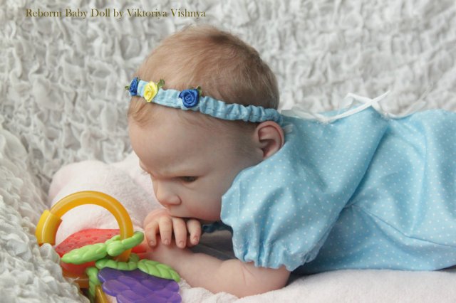Летнее солнышко... Сабриночка. Куколка реборн Виктории Вишни