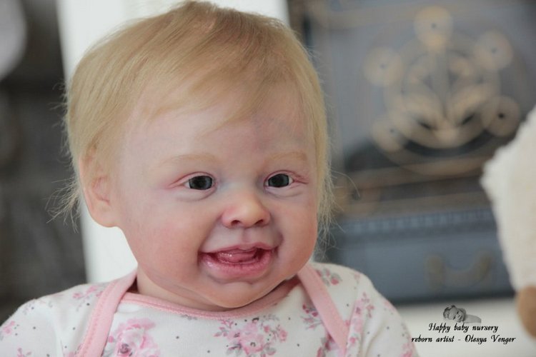 Мой солнечный лучик, моя радуга, мое счастье, моя Милена, Миленочка, Милеша. Кукла реборн Олеси Венгер