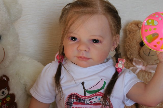 Моя милая Мариночка! Малышка реборн из молда Camille