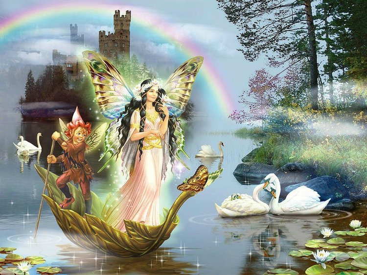 Сказка про Фею и Тролля. Музыкальное Видео. Волшебные иллюстрации от Zorina Baldescu (фото 2)