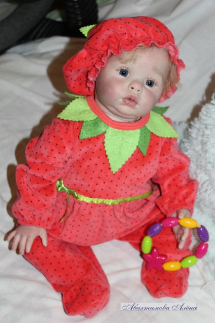 Кукла реборн Тося, молд Chanel (фото 3)