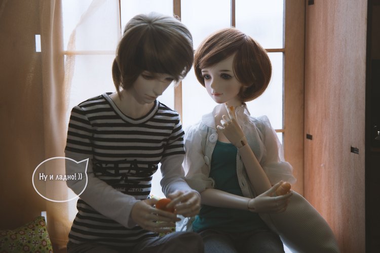 Мандаринки сближают — Фотоистории с куклами BJD (БЖД): сериалы