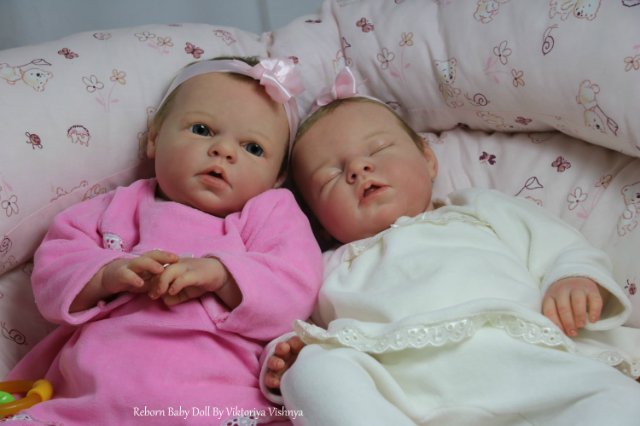 Близняшечки Ноа... Куколки реборн Виктории Вишни
