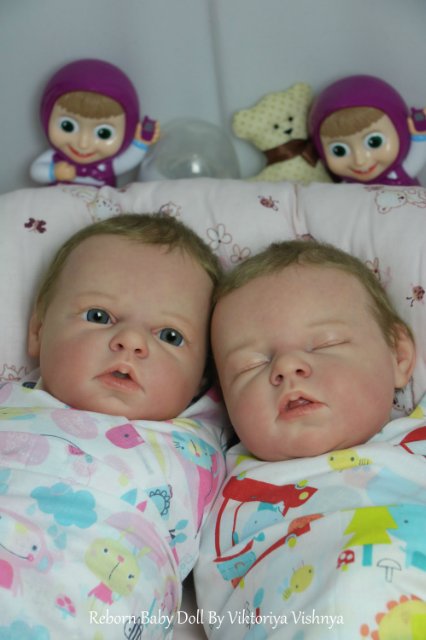 Близняшечки Ноа... Куколки реборн Виктории Вишни