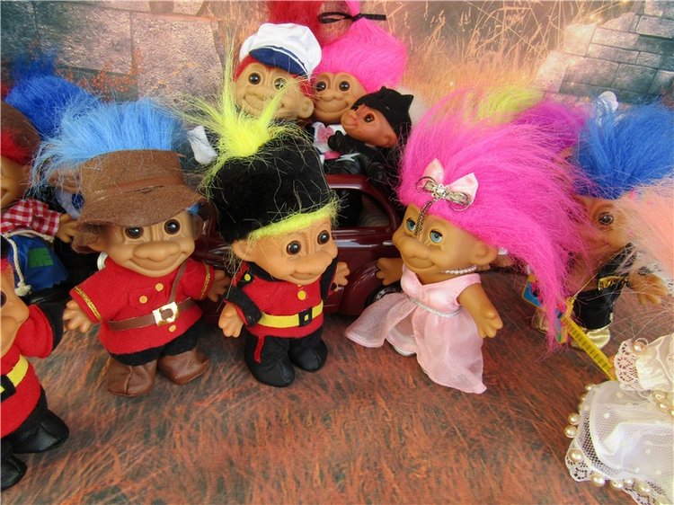 Да здравствуют подарки — Игрушки Тролли (Trolls): винтажные Dam и Russ