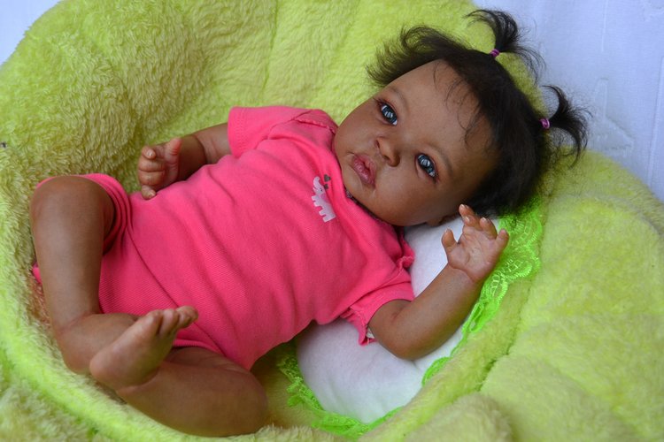 Экзотическая малышка Шаяночка. Куклы реборн Прохоровой Виктории (фото 9)