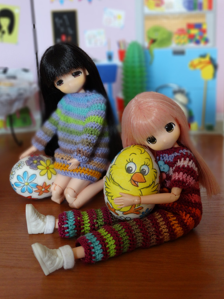 Запоздалые пасхальные подарочки и девочки Mamachapp