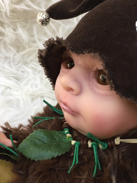 Лесной Эльфёныш,кукла-реборн Элины Кудрявцевой