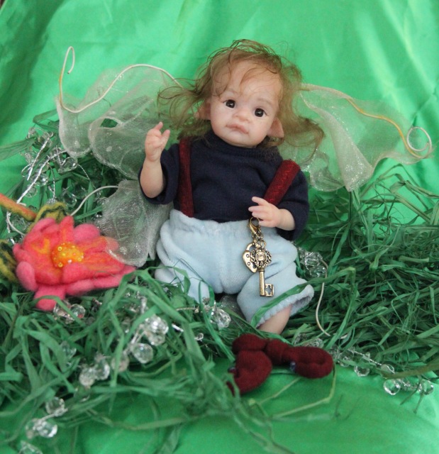 Малышок, кукла реборн Элины Кудрявцевой