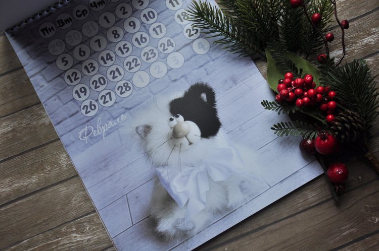 Календари и тетради на 2018 год с моими мишками тедди (фото 3)