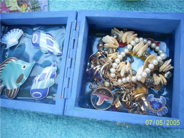 Шкатулка своими руками "Морское Дно"