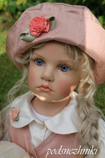 Летние девочки - редкие белокурые красавицы от Хильдегард Гюнцель для Walterhäuser Puppenmanufaktur