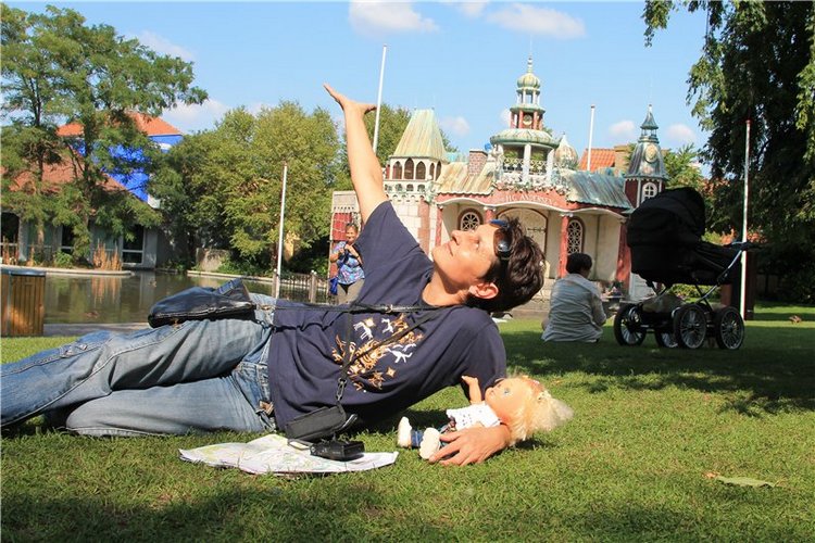 Командировка в Данию фейсинки (Galoob Baby Face doll) 2