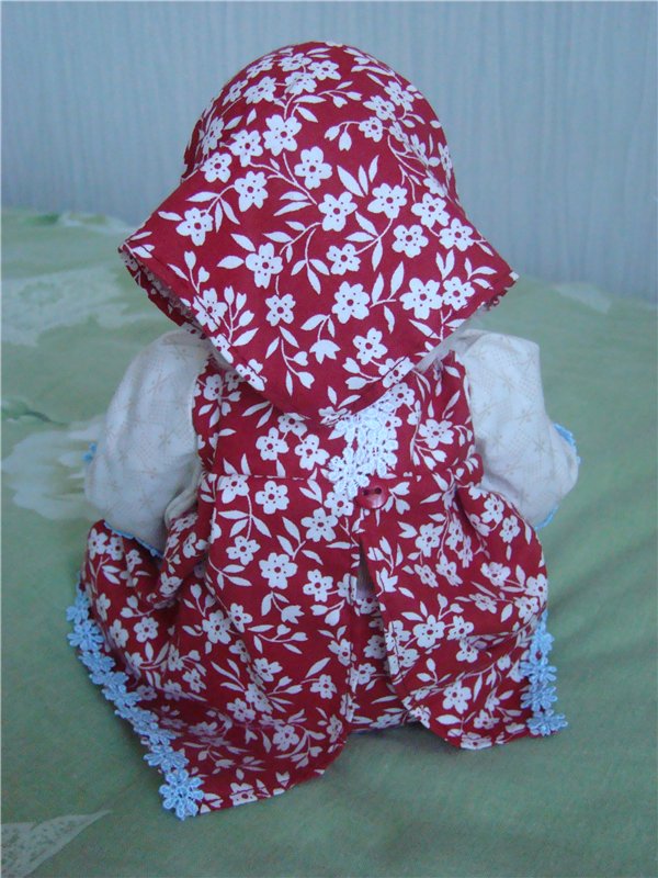 Машенька и медведь. Авторская кукла Кондрашовой Ирины