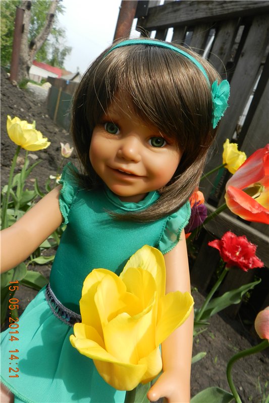 Дианка - Diana Euro Girl - восстановление и ремонт куклы (фото 9)