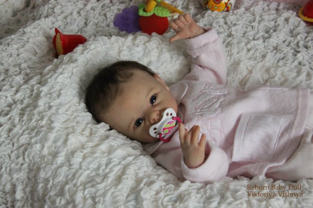 Девочка Кристочка... Куколка реборн Виктории Вишни